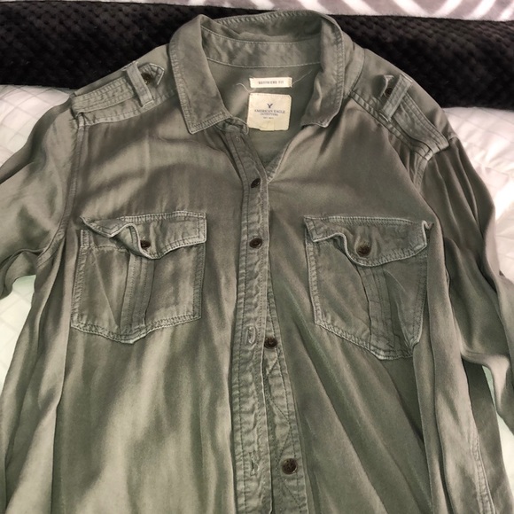 American Eagle Outfitters Tops - Army green button down American Eagle Outfitters Tops - Army green button down
